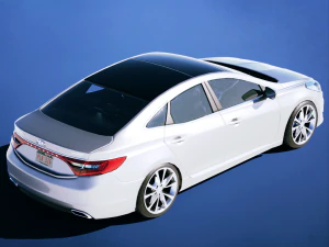 Hyundai Azera 2019 3D Model