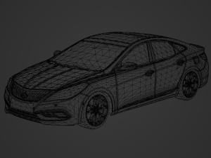 Hyundai Azera 2019 3D 모델