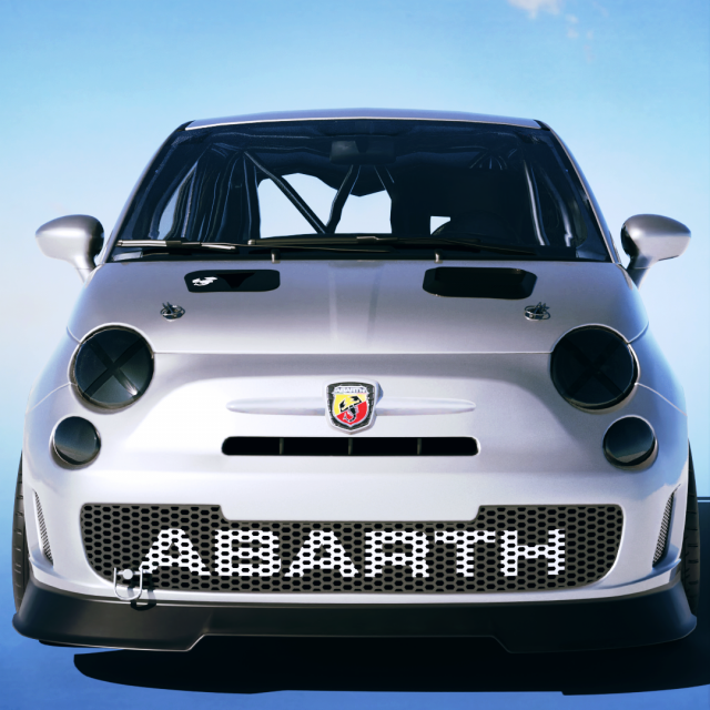 Abarth 695 Assetto Corse Evoluzione Trofeo 2014 Modello 3D in Auto Sportive  3DExport