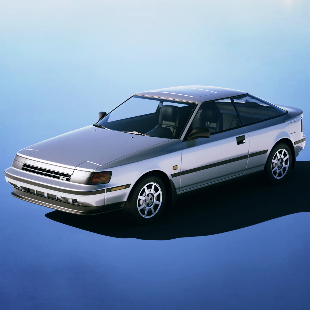 Toyota Celica 2 0 GT 1986 3D Model .c4d .max .obj .3ds .fbx .stl .blend 