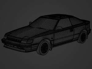 Toyota Celica 2 0 GT 1986 3D-Modell