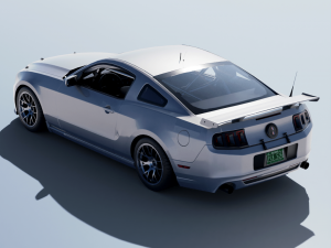 Mustang Boss 302 2013 3D Model