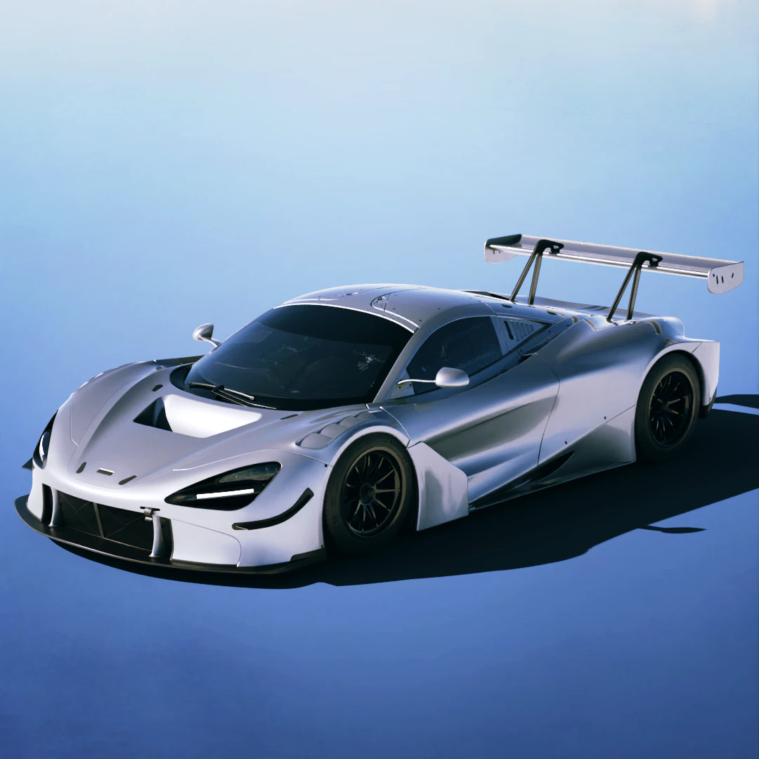 McLaren 720s GT3X 2021 3D Model .c4d .max .obj .3ds .fbx .stl .blend 