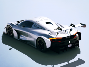 McLaren 720s GT3X 2021 3D Модель