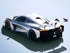 McLaren 720s GT3X 2021 3D Model