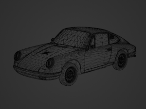 Porsche 912 R 1968 3D Model