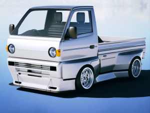 Suzuki Carry Kei Truck 1993 Modèle 3D
