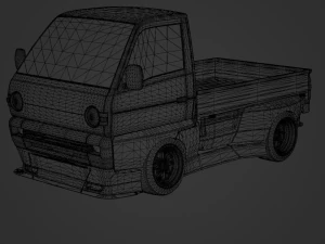 Suzuki Carry Kei Truck 1993 3D Model