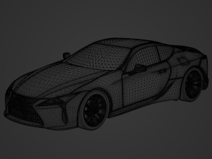 Lexus LC500 Sport Plus 2018 3D 모델