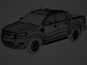 Ranger Wildtrak 2015 3D 模型