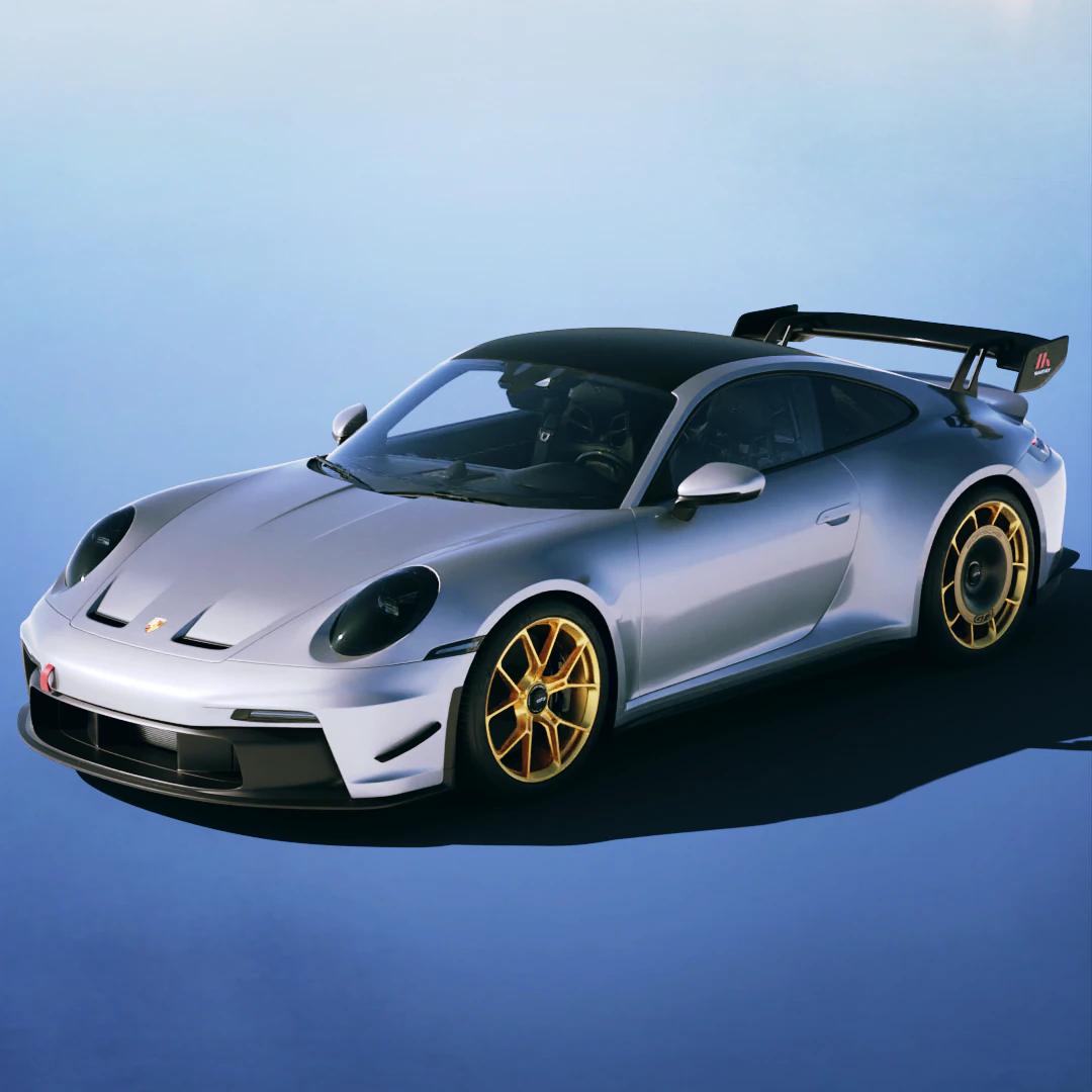 Porsche 911 GT3 992 Manthey Racing 2022 3D Model .c4d .max .obj .3ds .fbx .stl .blend 