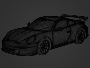 Porsche 911 GT3 992 Manthey Racing 2022 3D Model