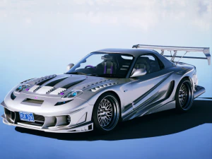 Mazda RX-7 FD3S Abflug Anibus 1994 3D Model