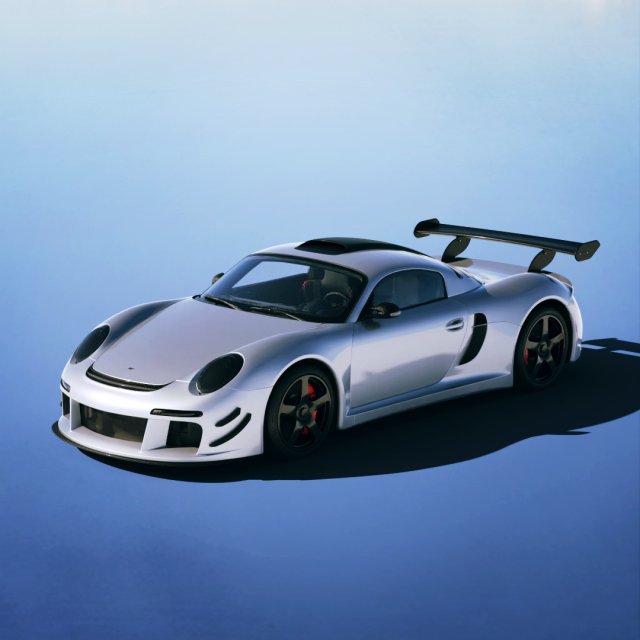 RUF CTR3 Clubsport 2012 3D-Modell .c4d .max .obj .3ds .fbx .stl .blend 
