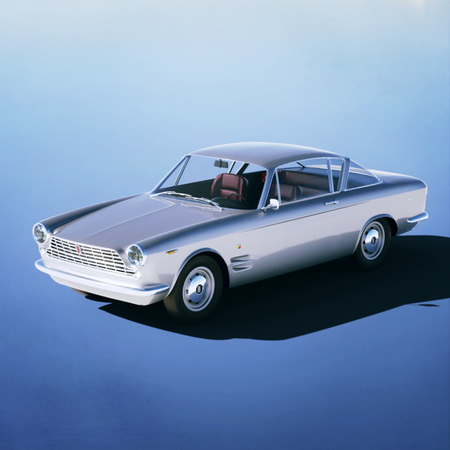 Fiat 2300 S Coupe 1961 Modello 3D in Auto Classiche 3DExport