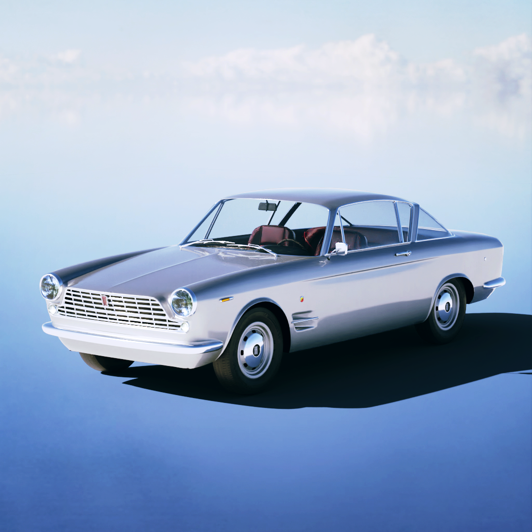 Fiat 2300 S Coupe 1961 3D Model in Classic Cars 3DExport