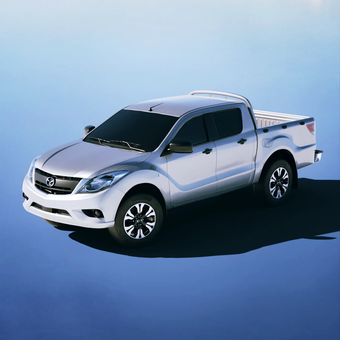 Mazda BT50 2016 3D Model .c4d .max .obj .3ds .fbx .stl .blend 
