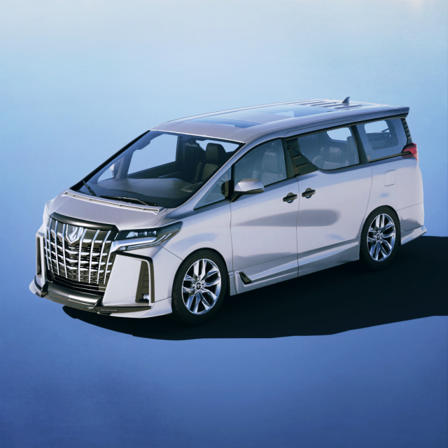 Toyota Alphard Executive Lounge 2019 3D-Modell .c4d .max .obj .3ds .fbx .stl .blend 
