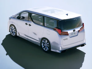 Toyota Alphard Executive Lounge 2019 3D Model