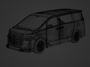 Toyota Alphard Executive Lounge 2019 3D-Modell
