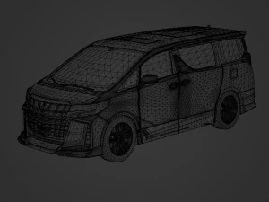 Toyota Alphard Executive Lounge 2019 3D Model