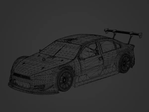 Mitsubishi Lancer Touring Race 2018 3D Model