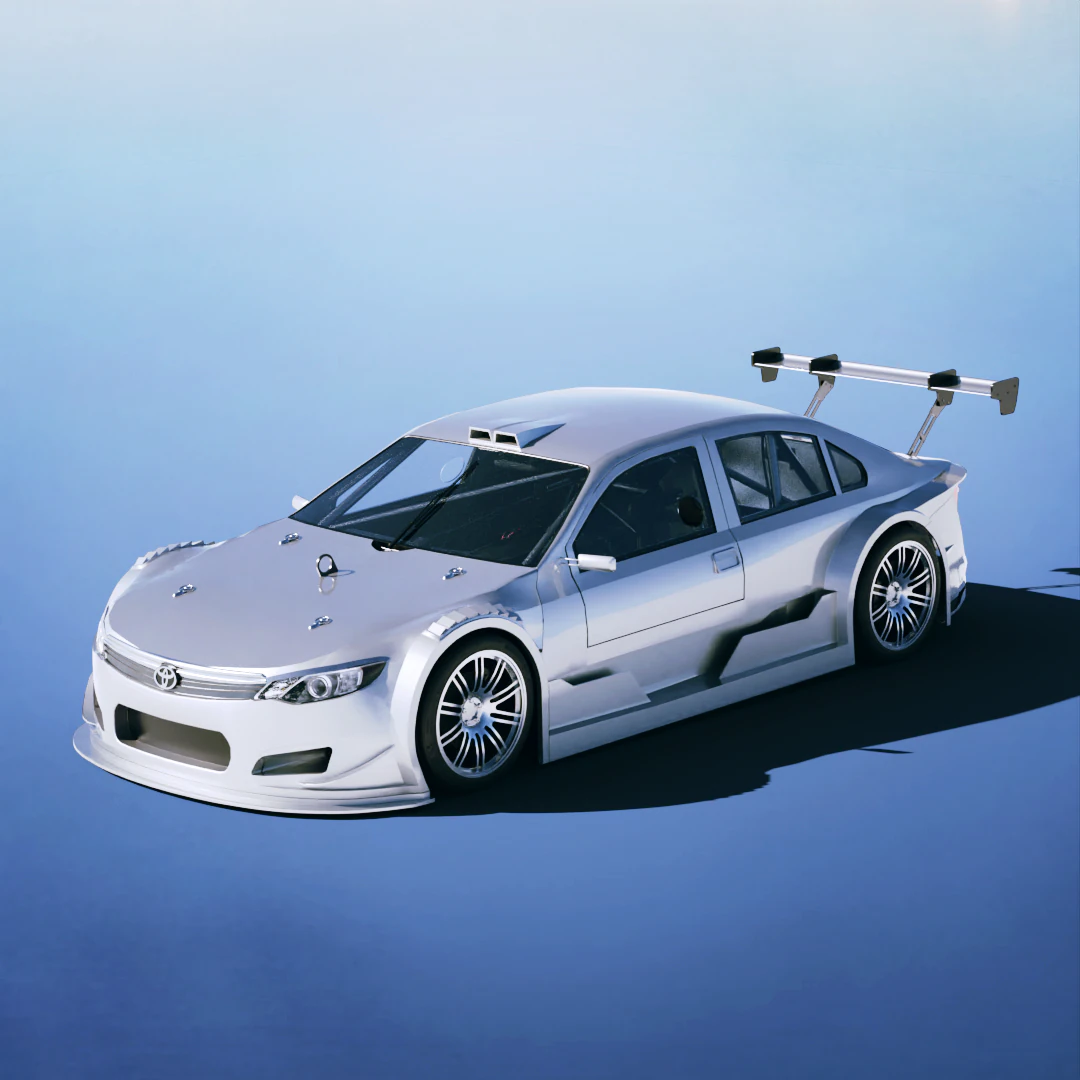 Toyota Camry Touring Race 2018 3D Model .c4d .max .obj .3ds .fbx .stl .blend 
