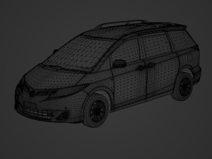 Toyota Previa SE 2020 Modello 3D