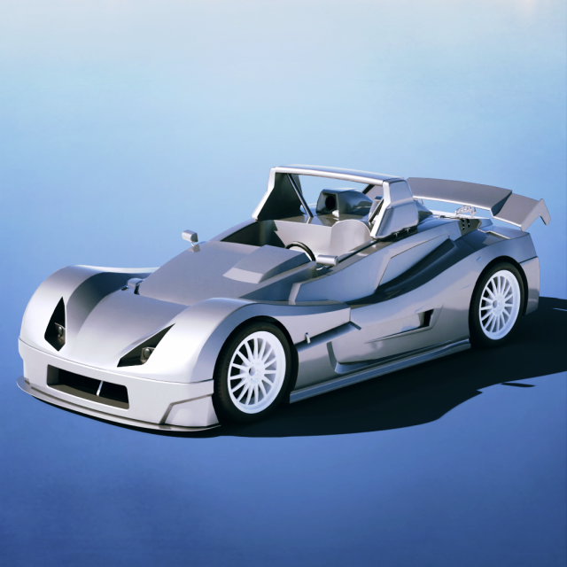 Lada Revolution II RS 2006 3Dモデル .c4d .max .obj .3ds .fbx .stl .blend 
