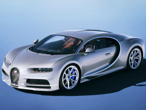 Bugatti Chiron 2016 Model 3D