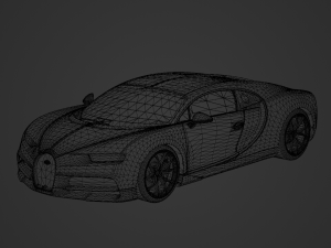 Bugatti Chiron 2016 3D Model