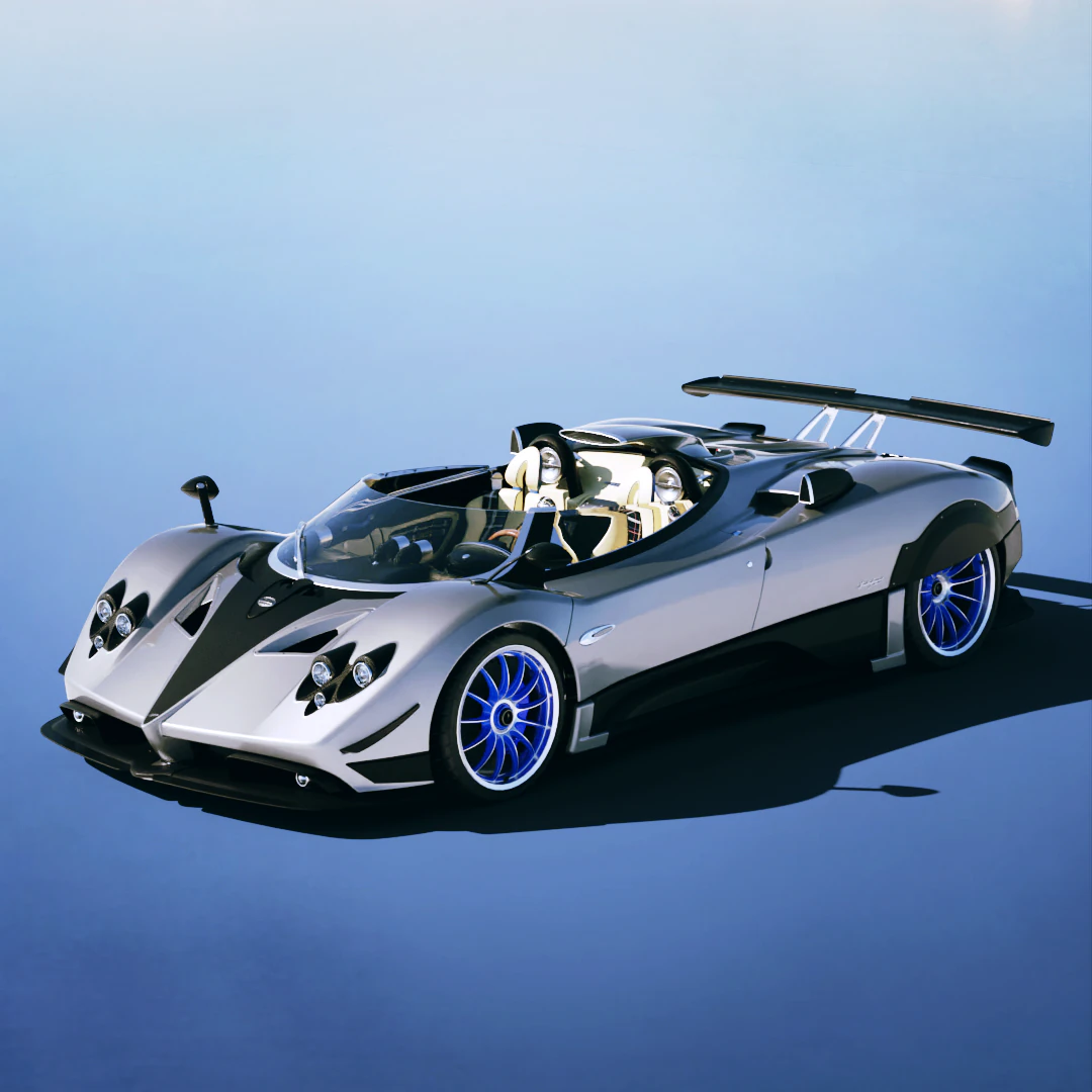Pagani Zonda HP Barchetta 2021 3D Model .c4d .max .obj .3ds .fbx .stl .blend 