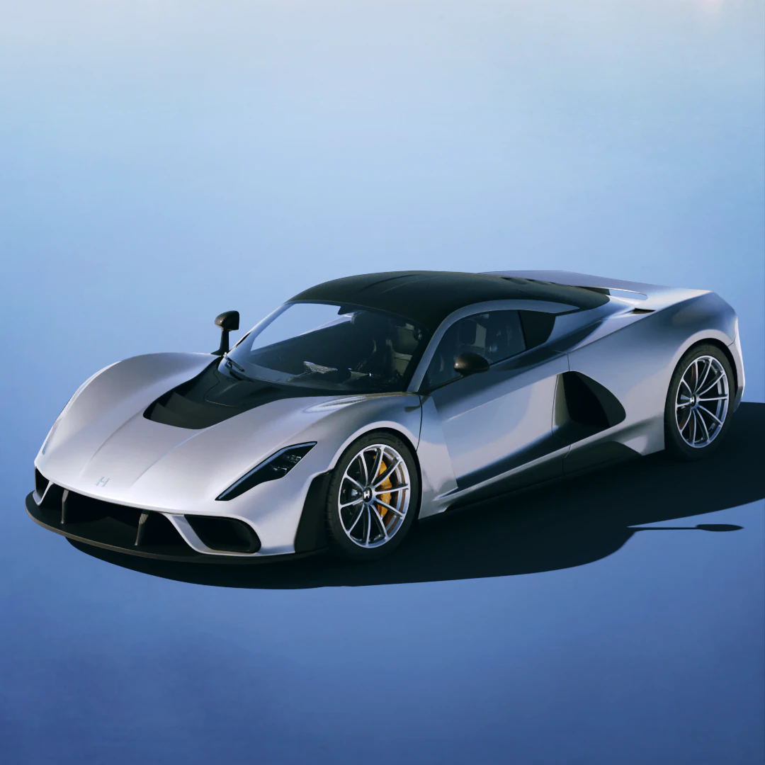 Hennessey Venom F5 2021 3D Model .c4d .max .obj .3ds .fbx .stl .blend 