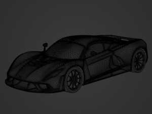 Hennessey Venom F5 2021 3D Model