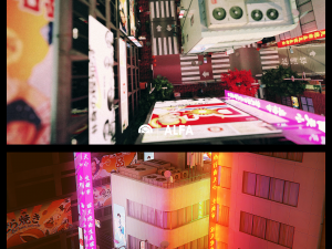 Japanese Styled Block Of building 3D Модель