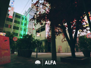 Japanese Styled Block Of building 3D Model