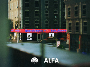 American Styled Block Of Buildings 3D Model