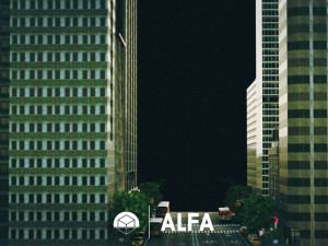American Styled Block Of Buildings 3D Model