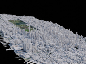 Manhattan - USA Model 3D