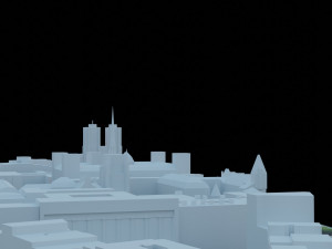 Ile De La Cite - Paris - France Modèle 3D