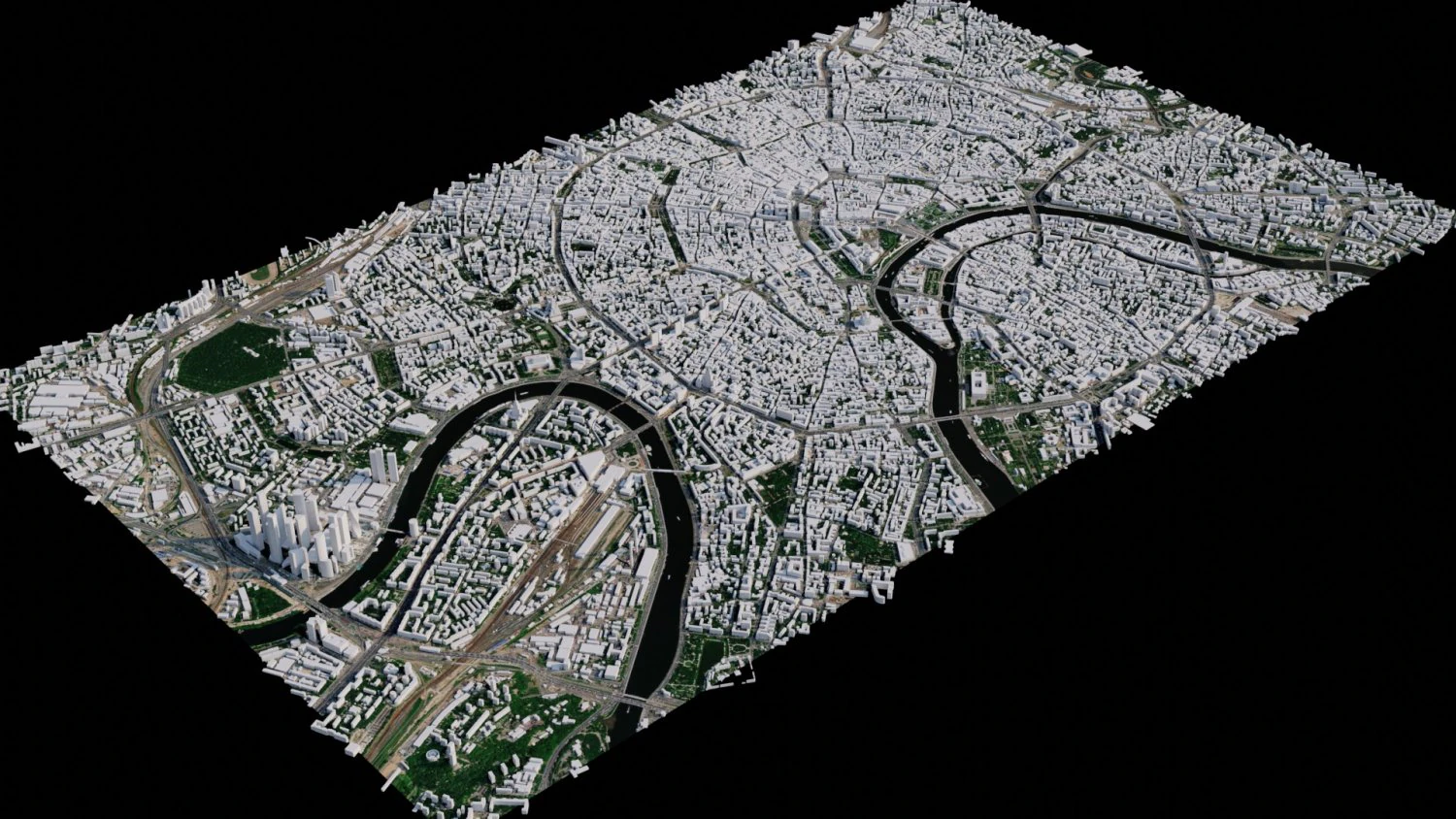Moscow - Russia 3D Model .c4d .max .obj .3ds .fbx .stl .blend