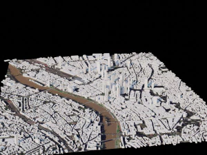 फ्रैंकफर्ट, जर्मनी 3D मॉडल