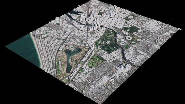Melbourne - Australia Model 3D .c4d .max .obj .3ds .fbx .stl .blend 
