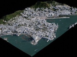 Hong Kong - China Modelo 3D