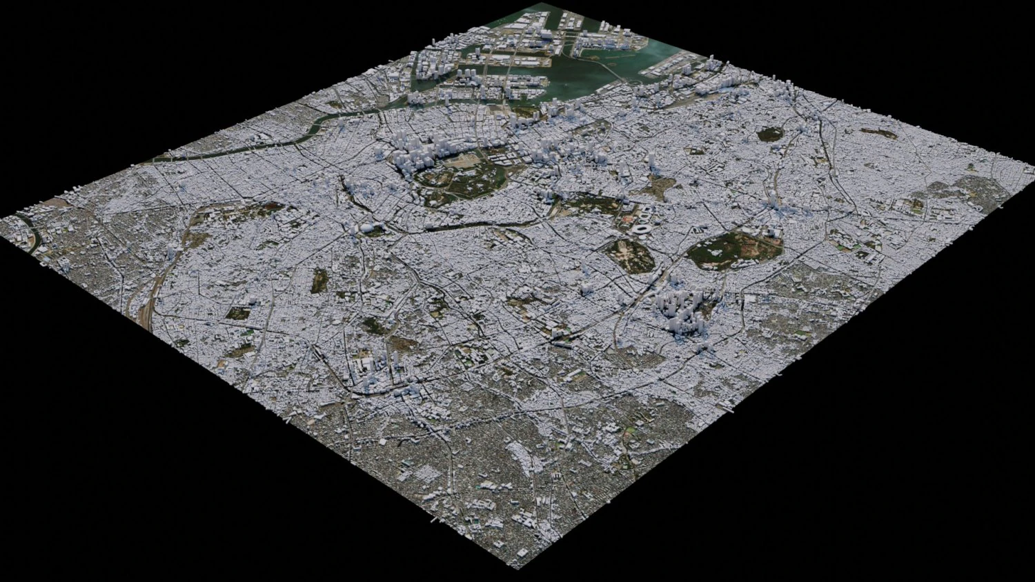 Tokyo - Japan 3D Model .c4d .max .obj .3ds .fbx .stl .blend 