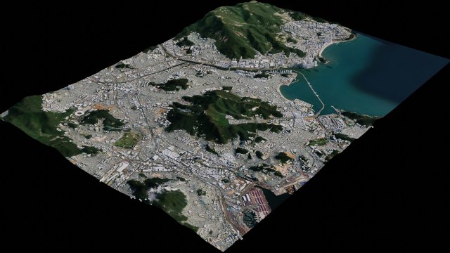 Busan - South Korea Modèle 3D .c4d .max .obj .3ds .fbx .stl .blend 