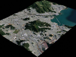 Pusan – Korea Południowa Model 3D