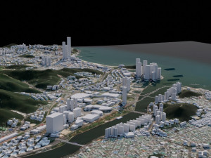 Busan - South Korea Modèle 3D