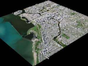 Milwaukee - USA 3D Model