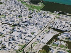 Milwaukee - USA 3D Модель